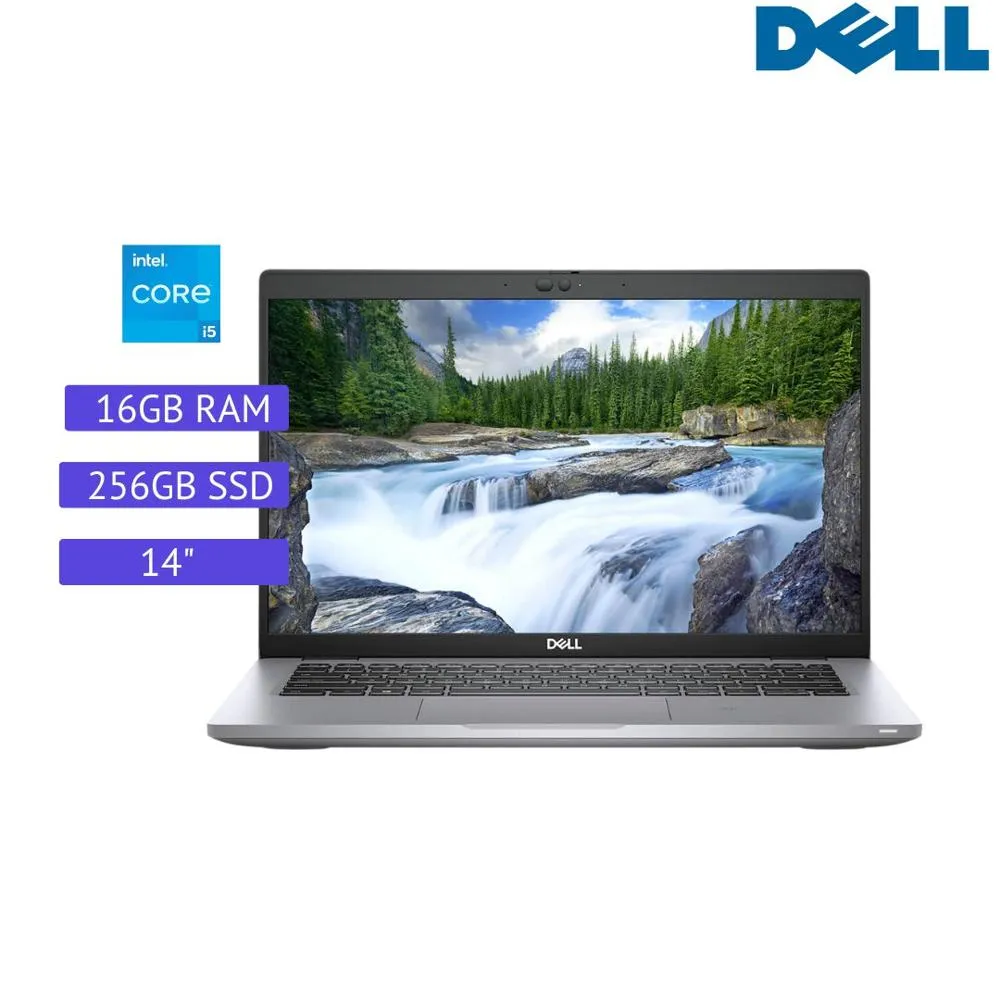 LAPTOP DELL LATITUDE 5420 Intel Core i5-1135G7 2.4Ghz 4 Nucleos 8 Subprocesadores Max. Turbo 4.2Ghz 8MB Cache 16GB DDR4 Disco Sólido 256GB M.2