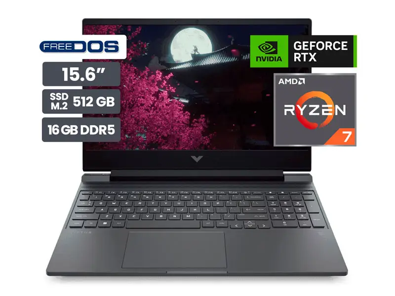 LAPTOP GAMING HP VICTUS 15-FB3022LA AMD RYZEN 7 7445HS 16GB (1*16GB) DDR5 5600 MHZ 512GB SSD