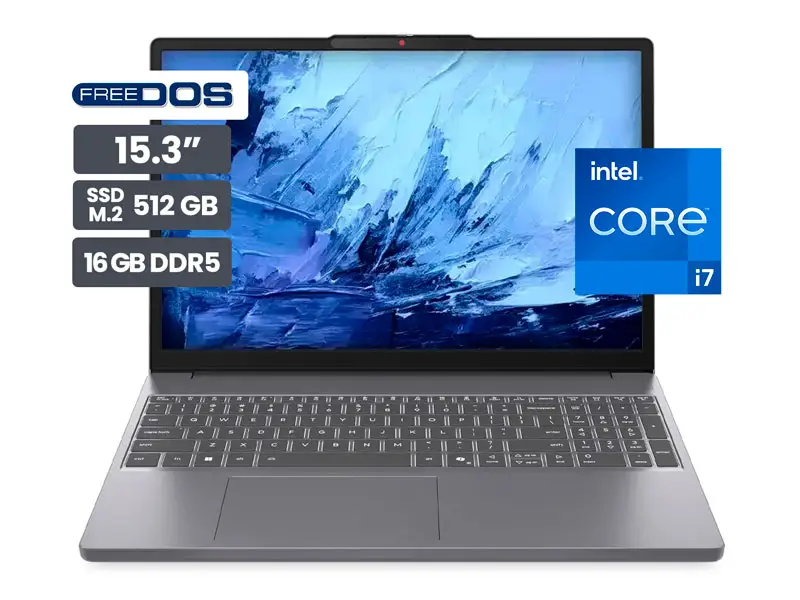 LAPTOP LENOVO IDEAPAD SLIM 3 15IRH10 Intel Core i7-13620H 16GB DDR5-4800 SDD 512GB
