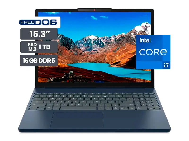 LAPTOP LENOVO IDEAPAD SLIM 3 15IRH10 INTEL CORE i7 13620H 16GB DDR5-4800 SSD 1TB