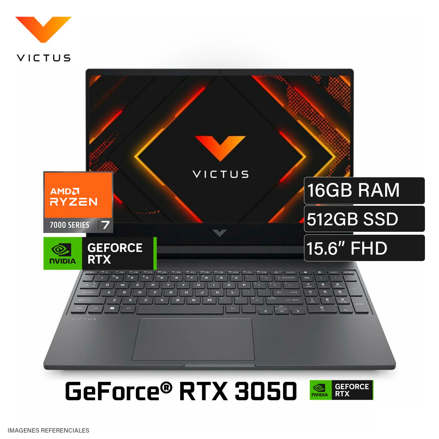 LAPTOP HP 15-FC0275LA AMD RYZEN 7 7730U 16GB RAM 512GB SSD