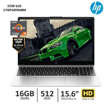 LAPTOP HP 255R G10 AMD Ryzen 7 7735U 16 GB (1 x 16 GB) DDR5-4800 SSD 512GB