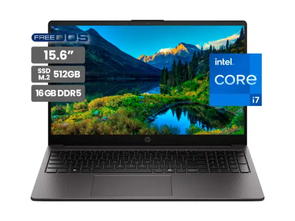 LAPTOP HP 250R Intel Core i7 150U 5.4GHz 16GB DDR5 SSD 512GB