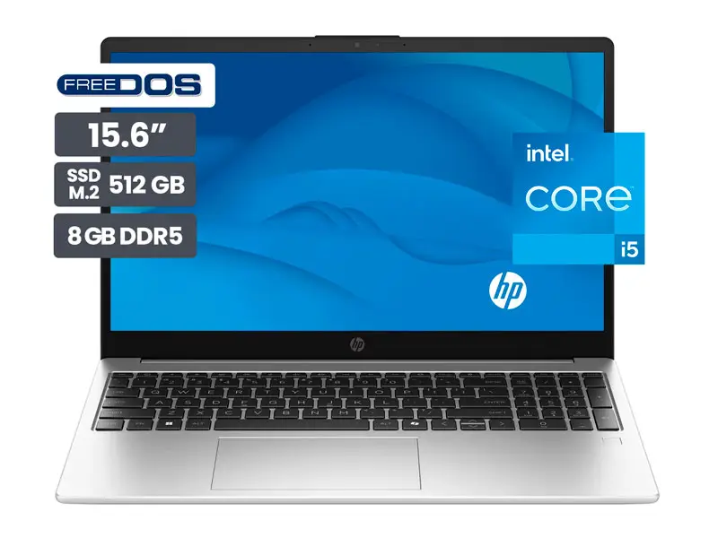LAPTOP HP 250R G10 INTEL CORE 5-120U 16 GB (1x16GB) DDR4 3200 512GB SSD